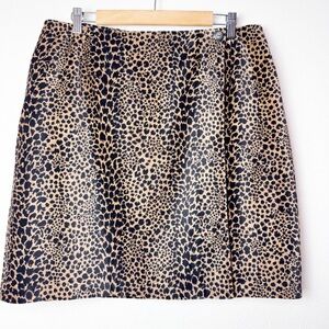 Liz Claiborne Leopard Print Mini Skirt